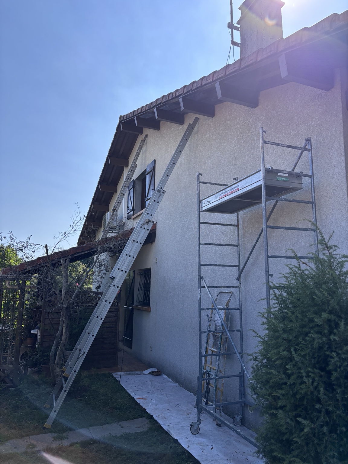 Boiseries pendant travaux